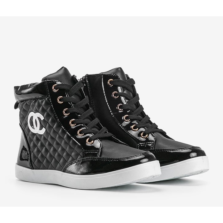 High Sneakers R18-2 black 2