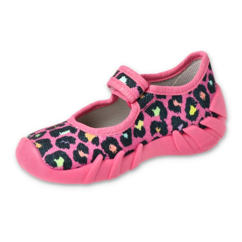 Befado children's slippers speedy 109P256 pink black 1 Befado children's slippers speedy 109P256 pink black 1
