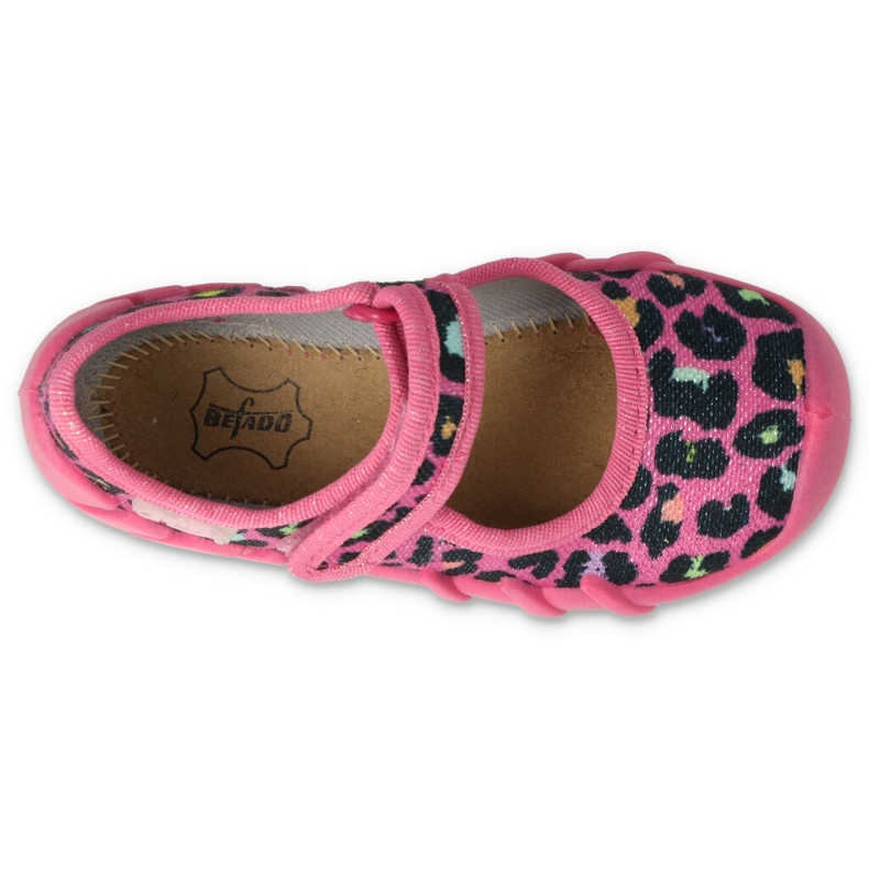 Befado children's slippers speedy 109P256 pink black 3 Befado children's slippers speedy 109P256 pink black 3