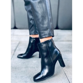 Madison Black Pu high heels 1