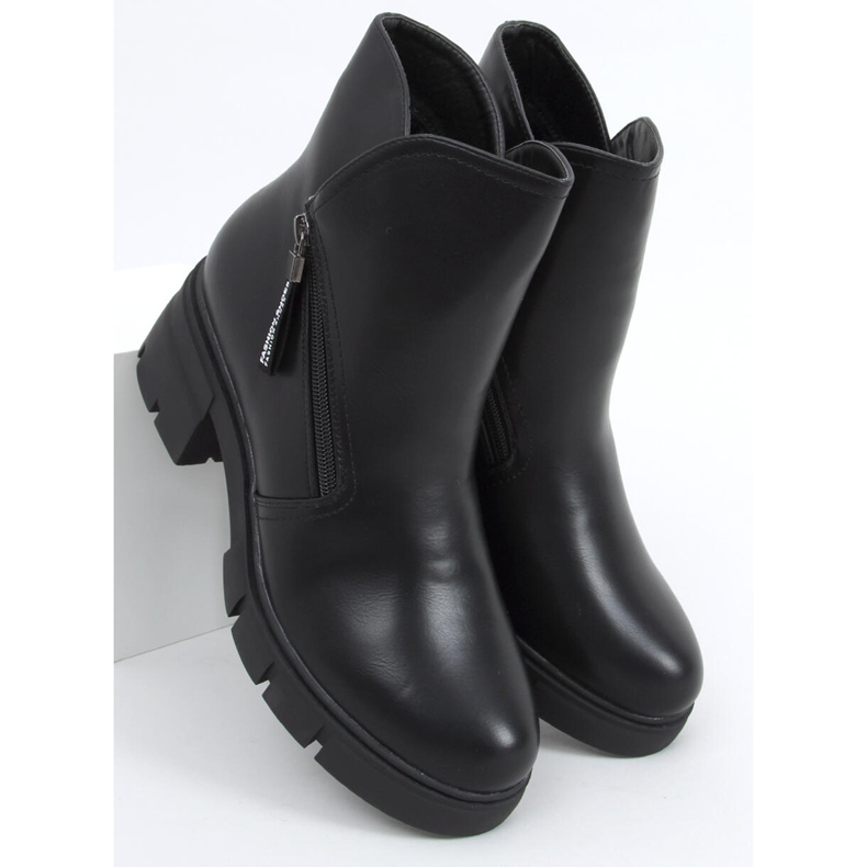 Burun Black high-soled boots 2