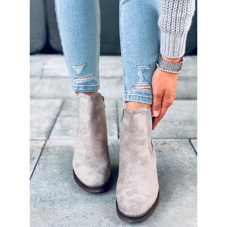 Wide-heeled boots Fill Gray grey 1