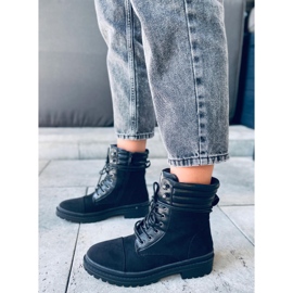 Gaba Black women's work boots 2