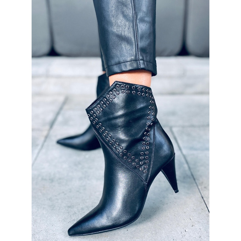 Girme Black high heel boots 1