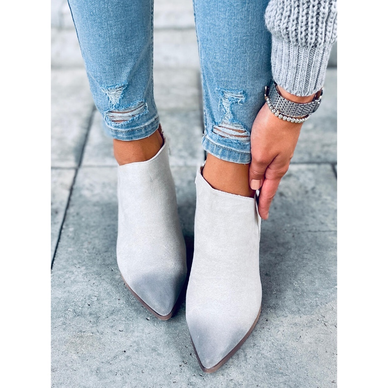 Ankara Gray ankle boots grey 1