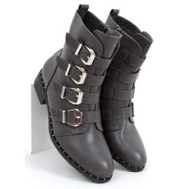 Boots with buckles Punto Gray grey 2