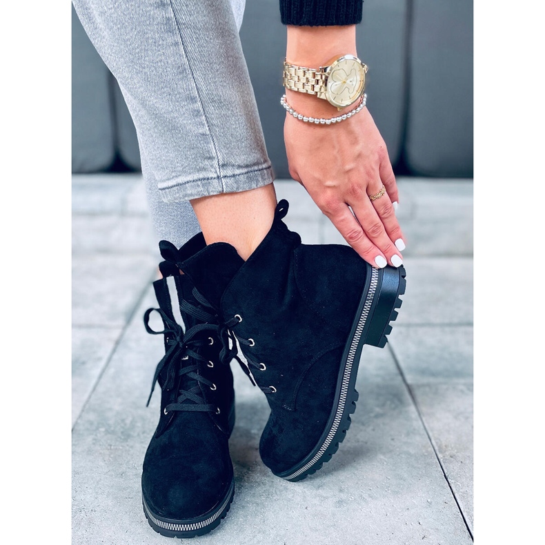 Lace-up boots Bing Black 2