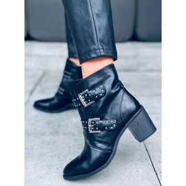 High-heeled boots with Ferox Black studs 1