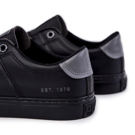 Leather Men's Sneakers Big Star JJ174108 Black 4