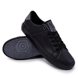 Leather Men's Sneakers Big Star JJ174108 Black 5 Leather Men's Sneakers Big Star JJ174108 Black 5