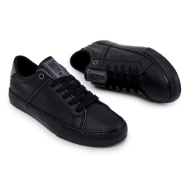Leather Men's Sneakers Big Star JJ174108 Black 1 Leather Men's Sneakers Big Star JJ174108 Black 1