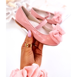 S.Barski Children's Lacquered Ballerinas With A Bow Pink Zolly 1 S.Barski Children's Lacquered Ballerinas With A Bow Pink Zolly 1