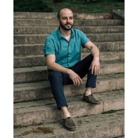 Olivier Men's shoes moccasin 906 for summer brown grey 5