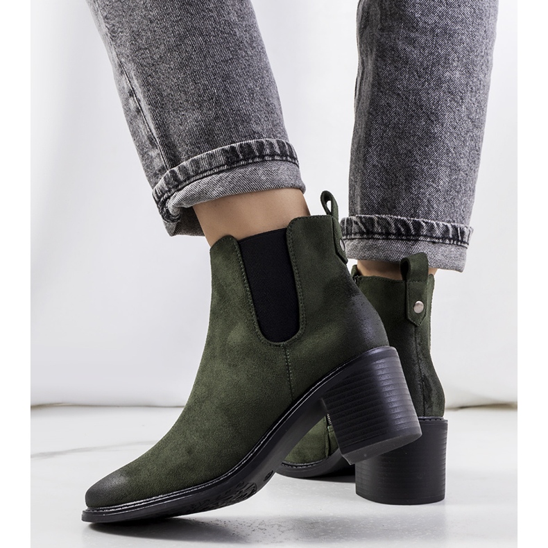 Green Aston boots 1