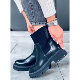 Chelsea boots with a high upper Cillo Black 1