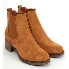 Low-heeled Chelsea boots Samara Camel brown 1