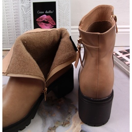 Women's beige insulated Vinceza boots 1