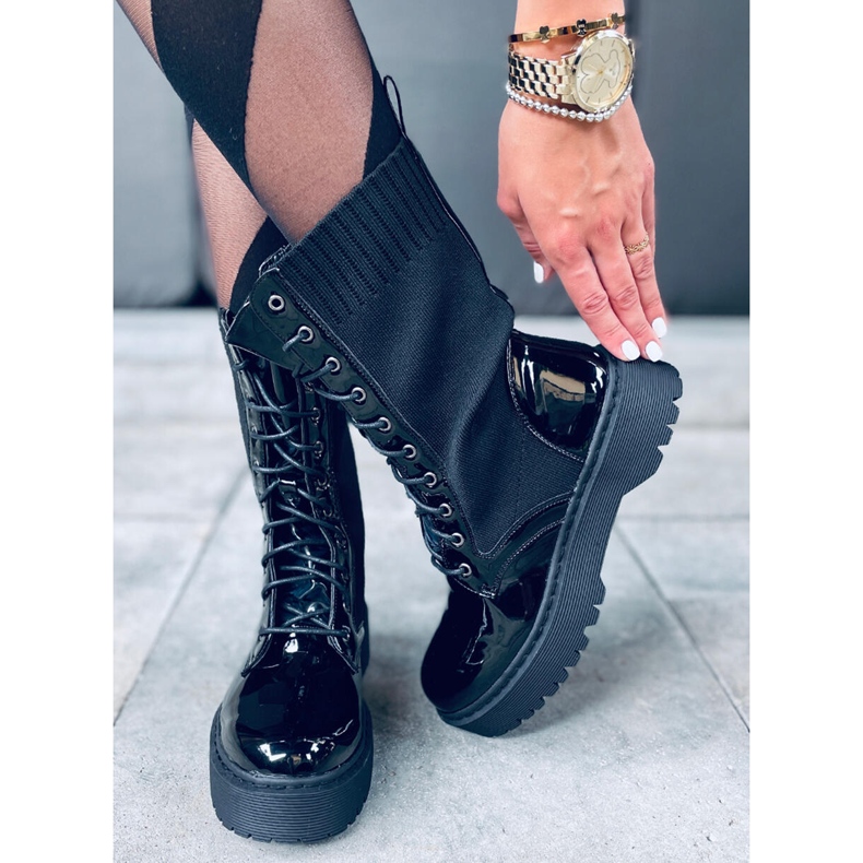 Workers sock upper Soks Black 1