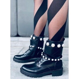 Alex Black pearl boots 1