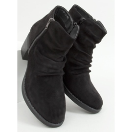 Baflo Black wide heel boots 1