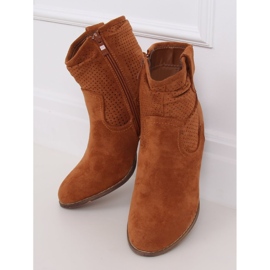 Fonda Camel high heels brown 2