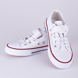 Vico low children's sneakers with white lacing 1