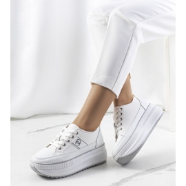 BM White sneakers on a high Barsu sole 1