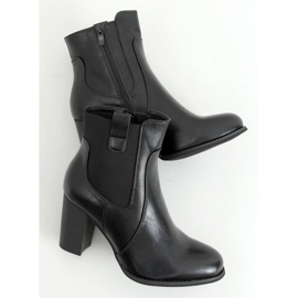 Finestra Black high-heeled boots 1