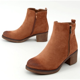 Espera Coffee rubber heel boots brown 2