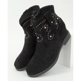 Boots on a hidden wedge Odessa Black 1