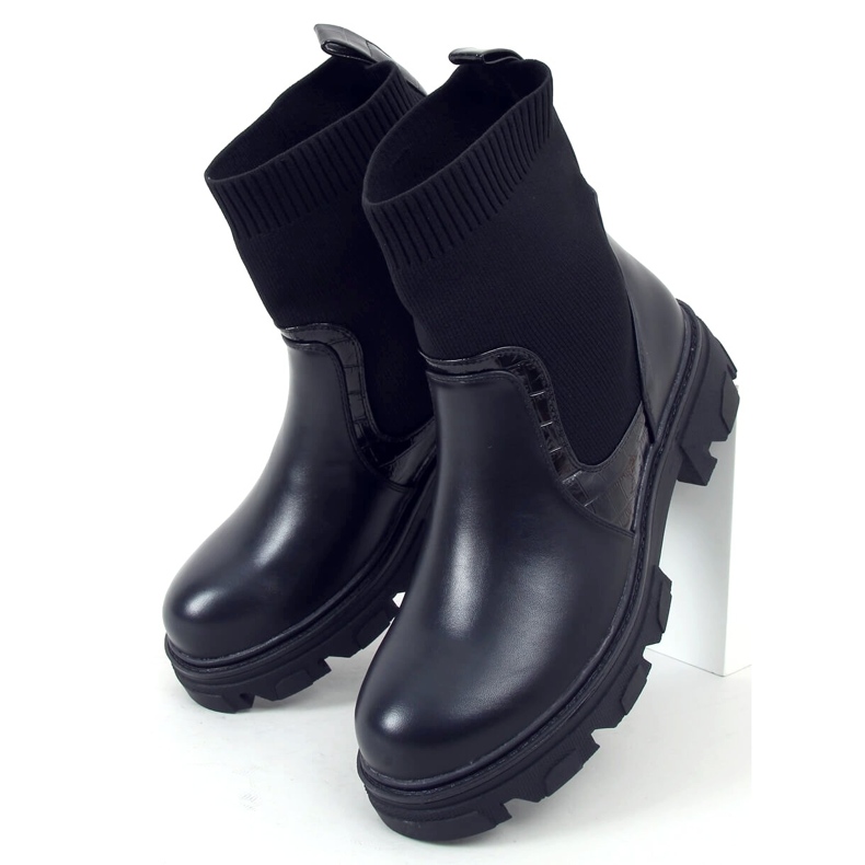 Boots with a sock upper Sonoria Black 1