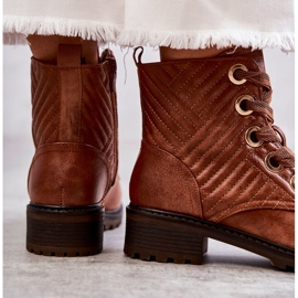 PG1 Leather Quilted Boots With Brown Torino Warming 2