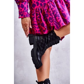 High Women's Boots, Tied Black Verlon 1