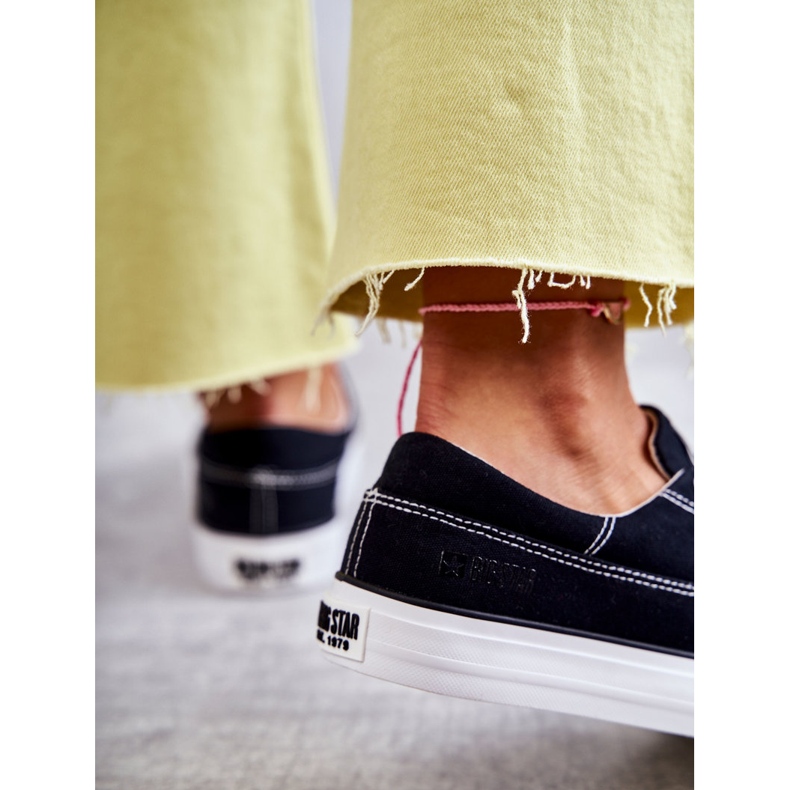 Women's Cloth Sneakers Big Star KK274019 Black 2