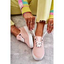 Women's Cloth Sneakers Big Star KK274020 Nude pink 1