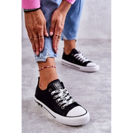 Women's Leather Sneakers Big Star KK274096 Black 2