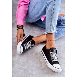 Women's Leather Sneakers Big Star KK274096 Black 1