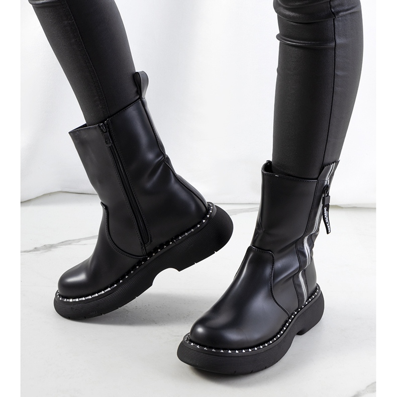 Black Manoel boots 1