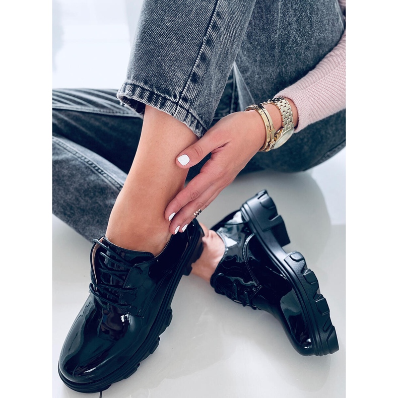 PA1 Pragma Black high-soled loafers 2