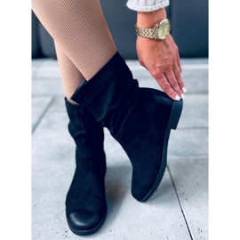 Boots on a hidden Bansi Black wedge 1