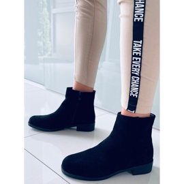 PA1 Women's suede Chelsea boots Verbe Black 2