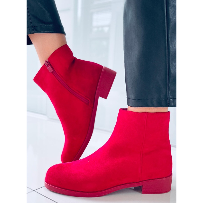 PA1 Women's suede Chelsea boots Verbe Red 2 PA1 Women's suede Chelsea boots Verbe Red 2