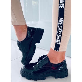 PA1 Tekla Black Shing lace-up loafers 1