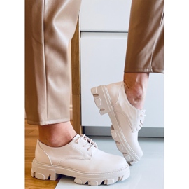 PA1 Tekla Beige lace-up loafers 2 PA1 Tekla Beige lace-up loafers 2