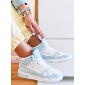 Liam Blue ankle sneakers white 1