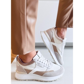 PA1 Nimue Khaki trainers beige 1