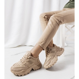 Fowles brown sneakers beige 1