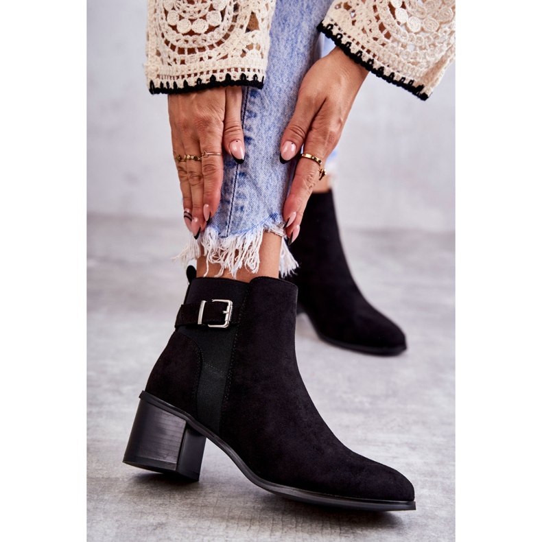 PS1 Suede Black Boots On A Post Black Vannes 1