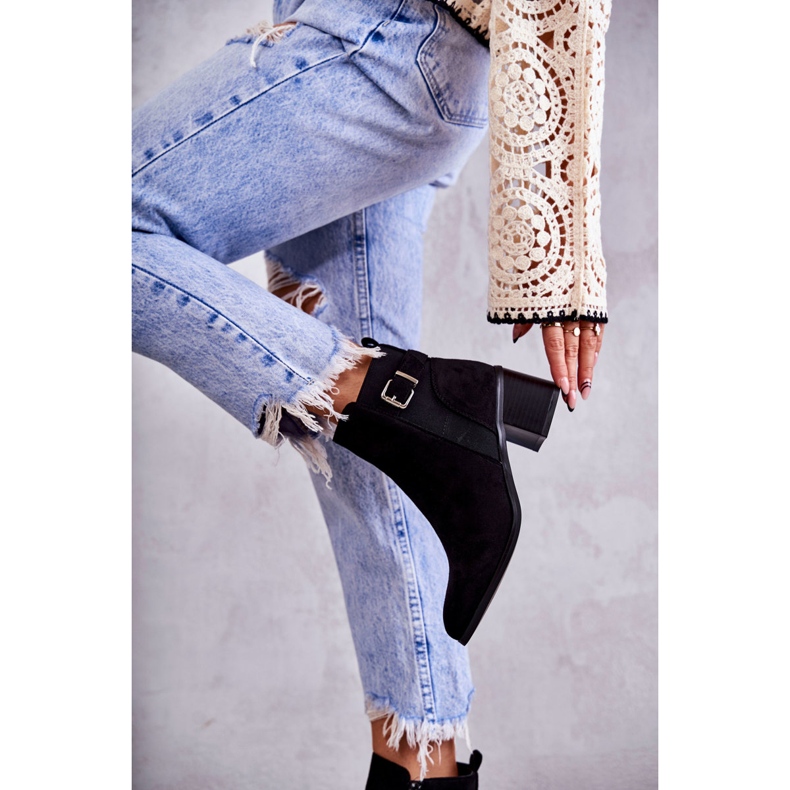 PS1 Suede Black Boots On A Post Black Vannes 2