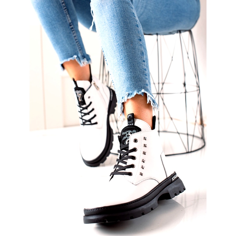 White insulated boots Filippo DBT3063 / 21 WH 1